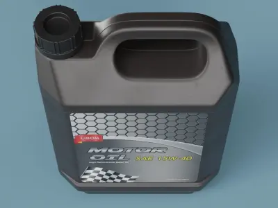 Oil Canister Free 3D model