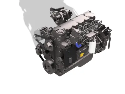Cummins QSB6 7 Diesel Engine 3D print model