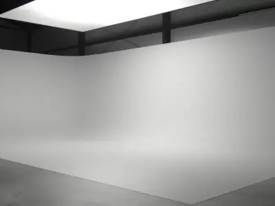 studio warehouse 3d scene for blender cycles and octane 3D model