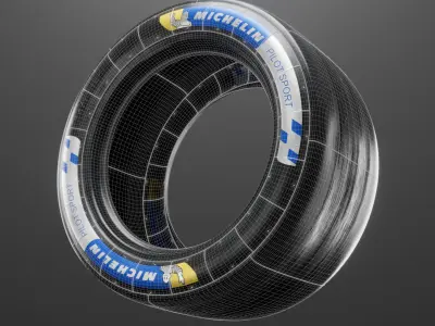 Michelin Pilot Sport Slick 3D model