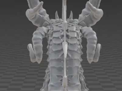 Dragon 3D model 14