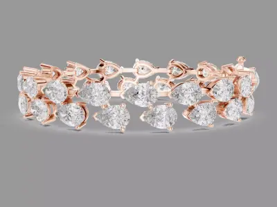 Diamond Bracelet  3D print model