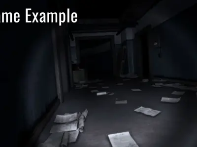 Paper Debris Low-poly 3D model