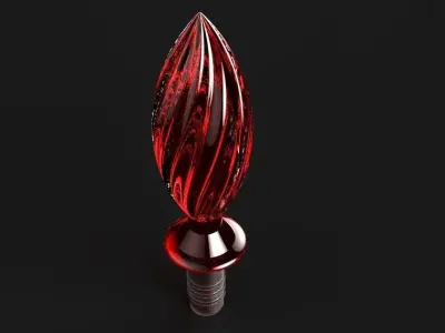 Wine bottle cap Free 3D model