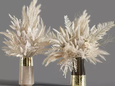 Flower Set 030 3D model