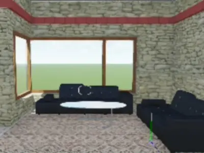 Interior Design of a Room 4K  3D print model