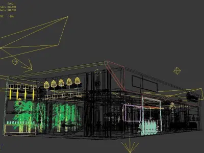 Exhibition - Area -22X10-3DMAX2009-01 3D model