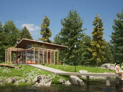 032Smallhouse1f46m2 3D model