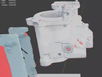 Subaru Lower Intake Manifold 14001AB66A Scan 3D model