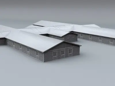 PREFABRICATED BUILDING 2 3D model