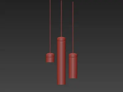 VESSEL three pendants 3D model