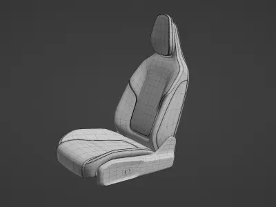Car Seat Design Model 3D model
