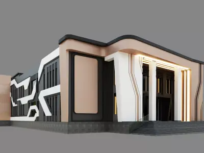 Theatre Building ID069 3D model