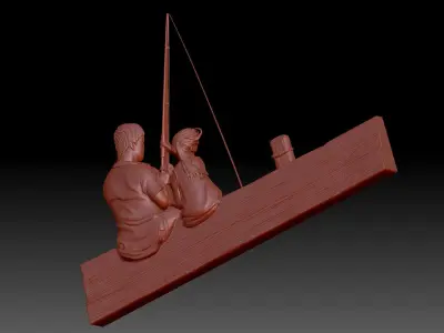 Fishing 3D print model