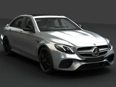 Mercedes Benz E63S AMG 3D model