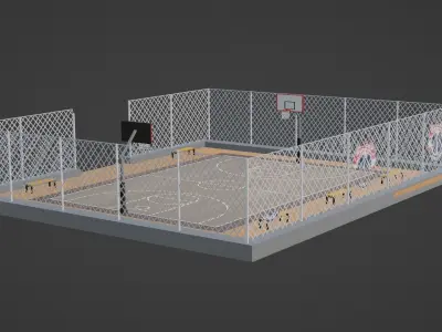 Basketball Stadium - Washington Wizards Low-poly 3D model