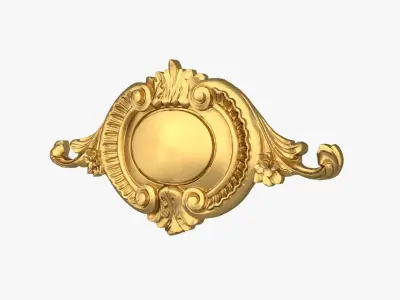 Classic decor ornament 215 3D model