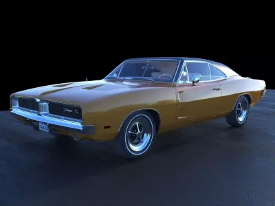 challenger Dodge 1970 3D model