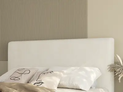 Comfortable bedroom interior scene 3D model 3D model