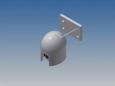 360 degree camera 3D print model
