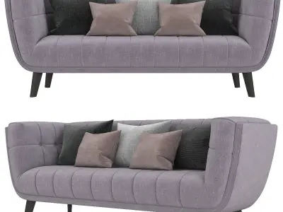 Modway Bestow Upholstered Fabric Sofa 3d model Low-poly 3D model