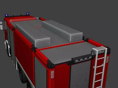 Scania P410 XT Schlingmann GTLF 3D model