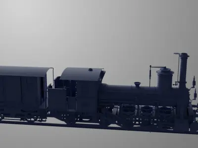 Steyrtalbahn steam locomotive 3D model