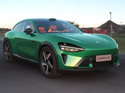 2026 Xiaomi YU7 with interior 3D model