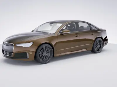 35 Generic Lowpoly Cars Low-poly 3D model