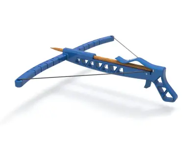 Toothpick crossbow 3D print model