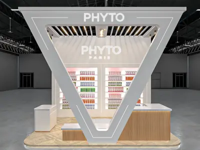 TRI exhibition stand design 3D model