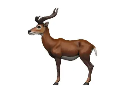 Okapi Low-poly 3D model