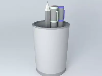 Pencil Case Free 3D model