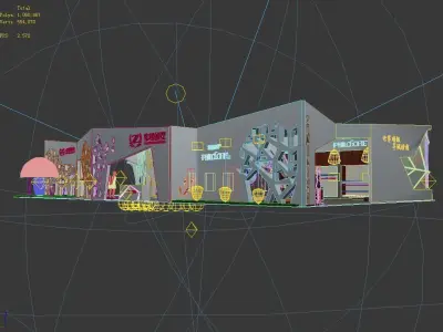 Exhibition - Area - 15X30-3DMAX2011-03 3D model