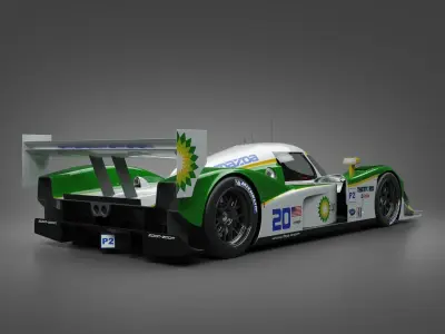 2009 LOLA B08-80 Dyson Racing Mazda 3D model