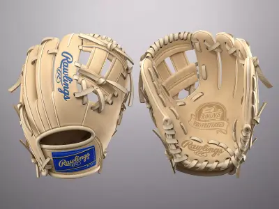 Baseball Glove  3D model