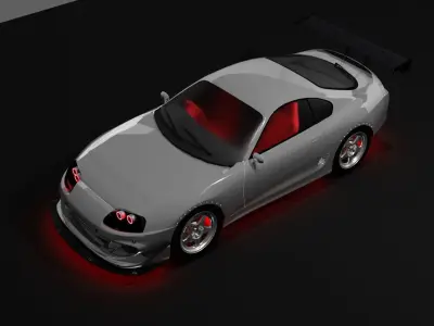 Toyota Supra - Optional Underglow LEDs 3D model