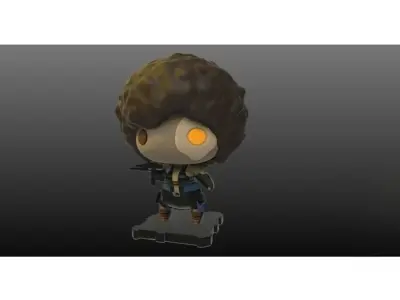 DOMINO 3D Printed Artwork 3D print model