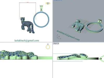 Tiger Jewelry 3D model