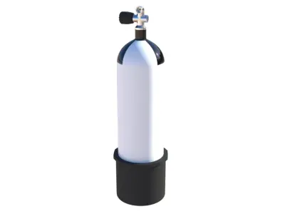 Scuba Diving Cylinder  3D model
