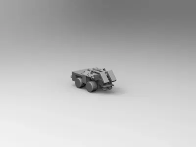 DeLorean 3D print model