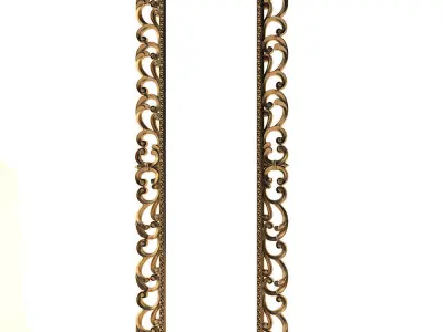 Mirror gold 3D model