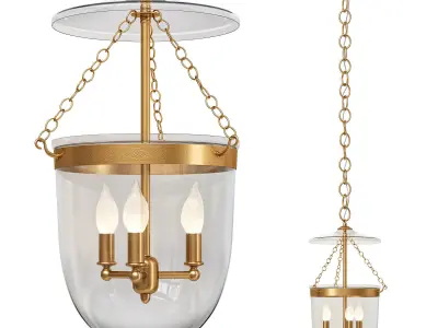 Ann Morris Ampule Pendant Light 3D model