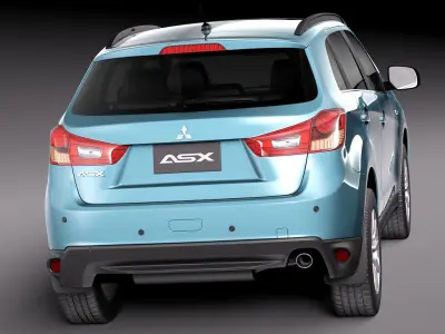 Mitsubishi ASX 2011 3D model