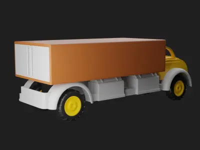 Truck Toy 3D Model 3D print model