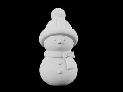 Snowman 3D print model buy