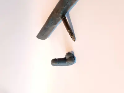 Penis Presta Valve Cap 3D print model 3D print model