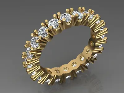 Band Ring 3D print model