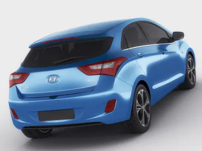 Hyundai i30 EU 2012 3D model