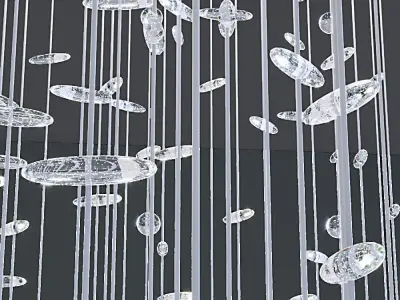 KLight Stepped Crystal Chandelier NCL 9922 3D model